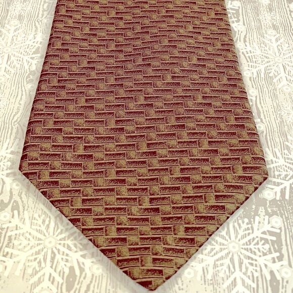 OLIVE GREEN SILK TIE by DKNY 60” - Picture 1 of 3
